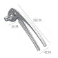 Aluminum tray lifter tongs with 18 cm length; 30 cm grip and 4 cm width