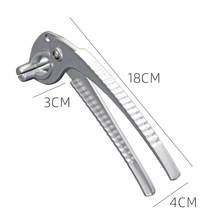 Aluminum tray lifter tongs with 18 cm length; 30 cm grip and 4 cm width