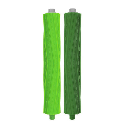 Robot vacuum replacement main brush pair with green bristles