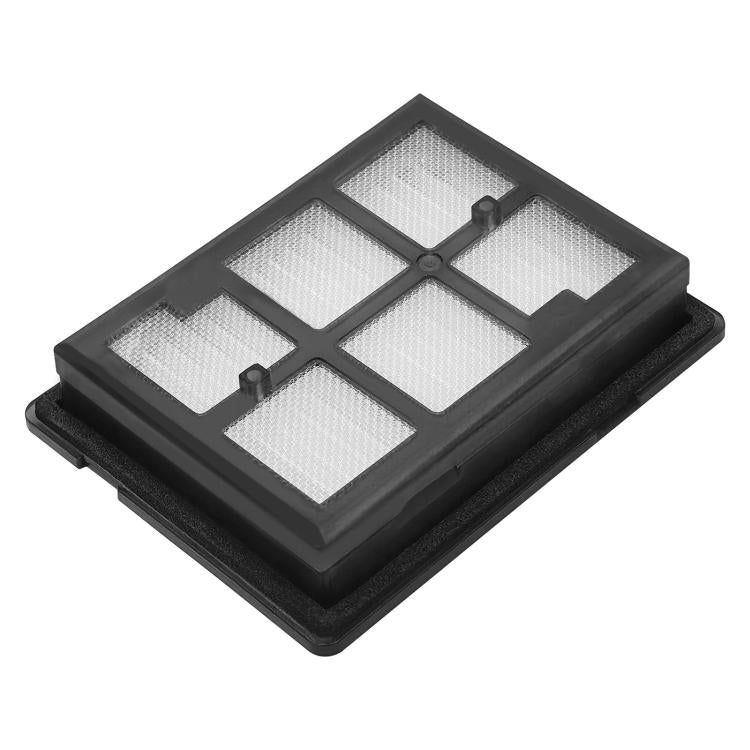 Robot vacuum replacement HEPA filter with black frame and white mesh