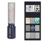Diamond core drill bit with 12mm diameter, for glass and stone, for angle grinder