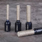 Set of diamond core drill bits in 6mm, 8mm, and 10mm sizes, for stone and glass