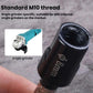 M10 thread diamond core drill bit for M10 angle grinders, close-up thread view