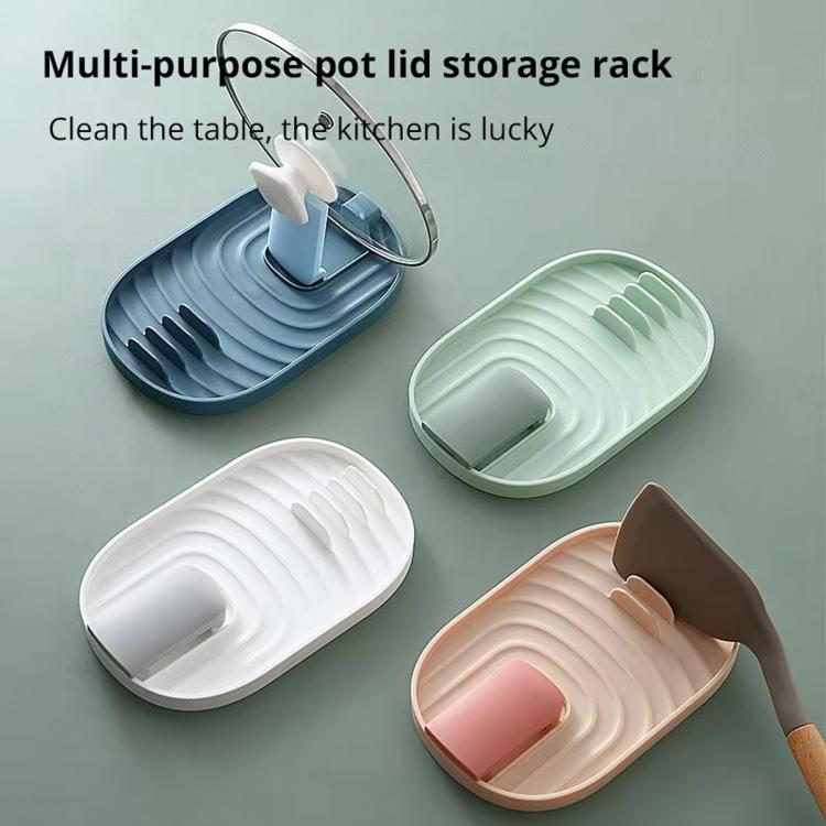 LsCook Folding Pot Lid Holder Kitchen Stove Top Storage Rack