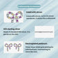 S925 Sterling Silver Sweet Bow Colorful Zirconia Stud Earrings