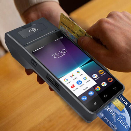 Z90F Supermarket Mobile Bill Payment POS Machine, Handheld Cash Register With Credit Card NFC Function, EU Plug
