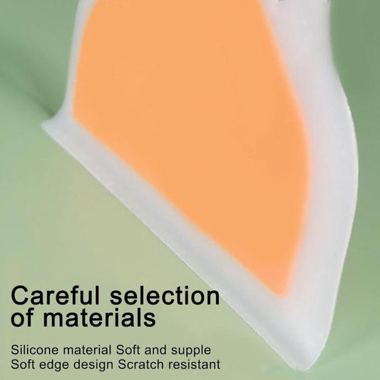 LsCook Wide-Mouth Translucent Tamagoyaki Spatula Home Non-Stick Silicone Spatula