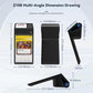 Android handheld POS terminal multi-angle dimension diagram