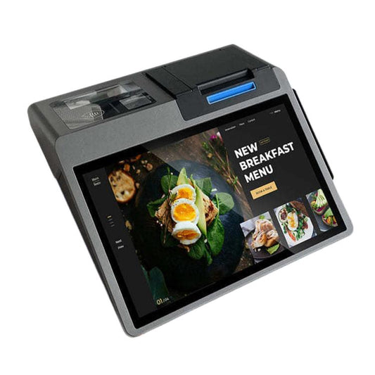 Z100 Dual-Screen Smart Cash Register With Printing All-In-One Machine, Android POS Terminal For Hotel, Restaurant, Supermarket EU Plug, 2.6 inch 58mm, 2.6 inch 80mm