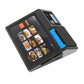 Z100 dual-screen Android POS terminal with built-in printer and side blue latch
