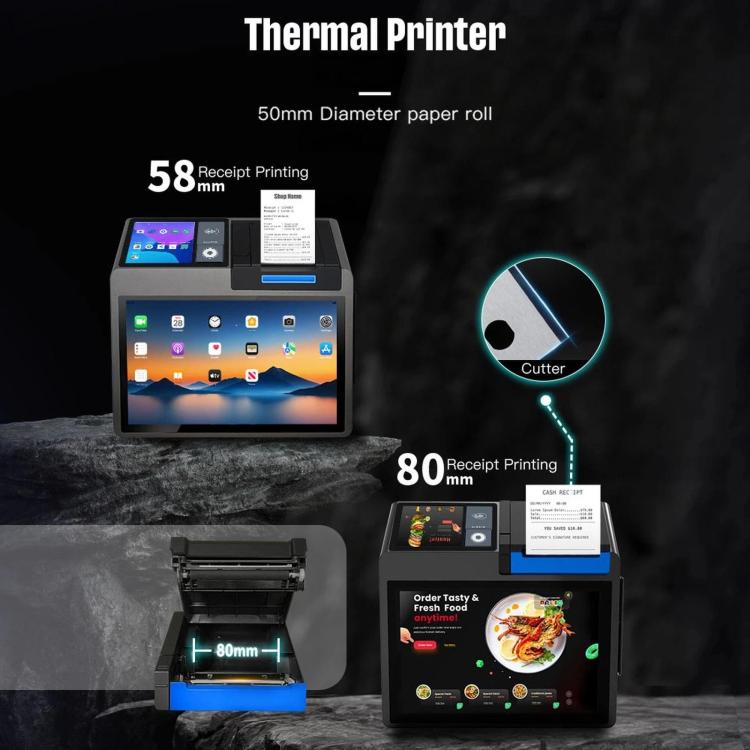 Z100 thermal receipt printer for 58mm and 80mm rolls with receipt cutting feature