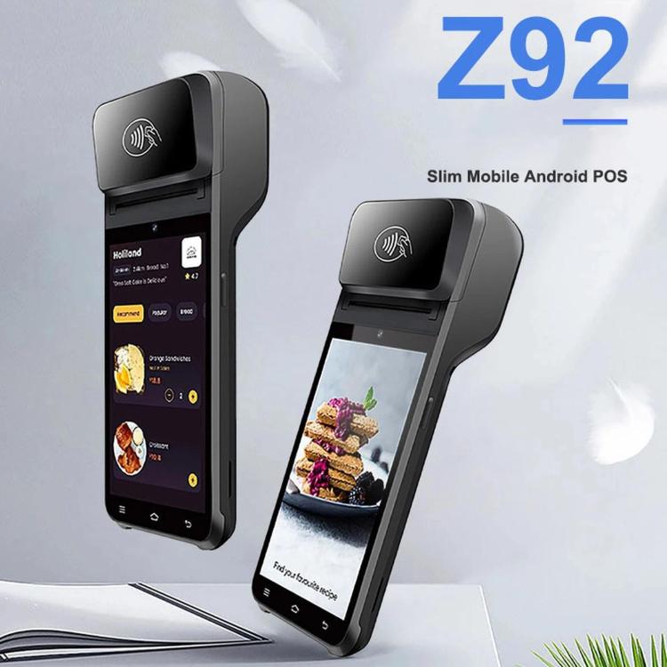 Smart Handheld Mobile Cash Register With Receipt Thermal Printing, Multi-Payment POS Terminal, Z92