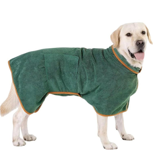 Full Coverage Absorbent Pet Bath Robe, Quick-Dry Breathable Four-Season Bath Robe For Cats & Dogs, XS, S, M, L, XL
