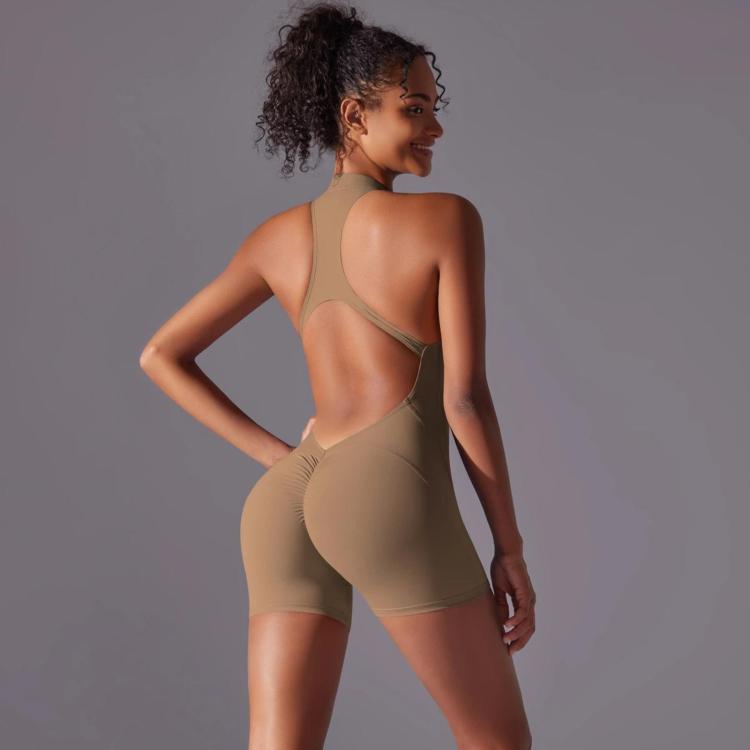 High-Intensity Tight-Fitting Backless Bodysuit/Yoga Wear, S, M, L, XL