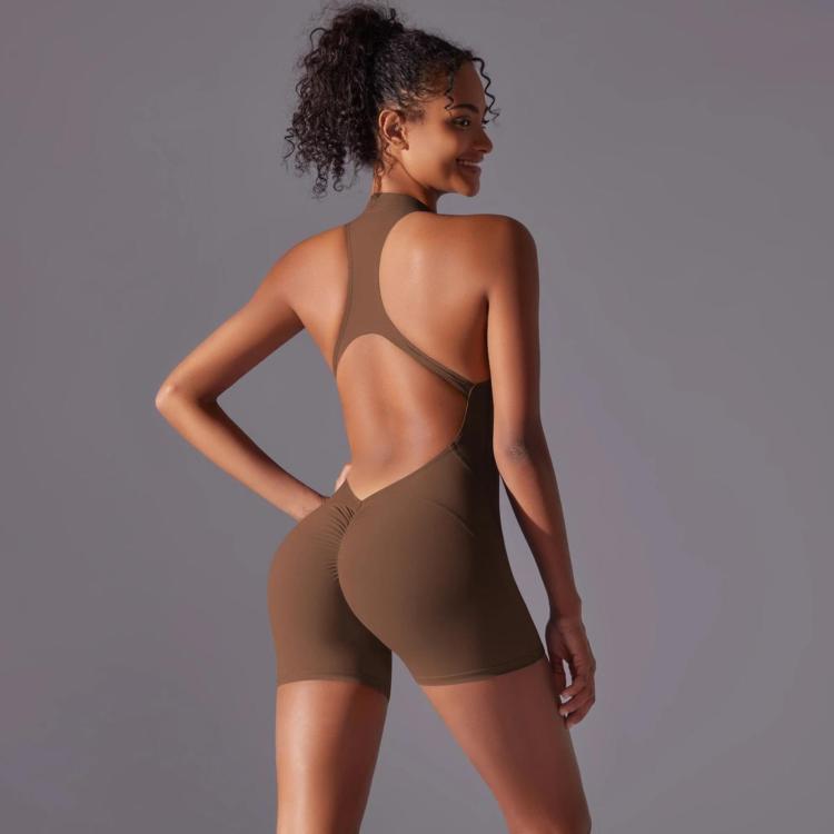 High-Intensity Tight-Fitting Backless Bodysuit/Yoga Wear, S, M, L, XL