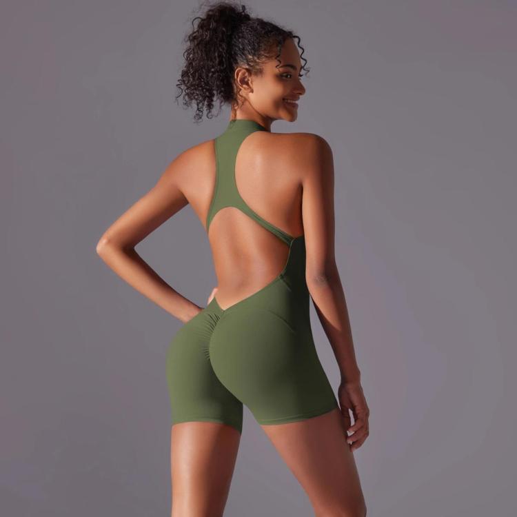 High-Intensity Tight-Fitting Backless Bodysuit/Yoga Wear, S, M, L, XL