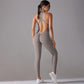 Long High-intensity Tight-fitting Backless Bodysuit/Yoga Wear, S, M, L, XL