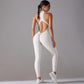 Long High-intensity Tight-fitting Backless Bodysuit/Yoga Wear, S, M, L, XL