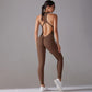 Long High-intensity Tight-fitting Backless Bodysuit/Yoga Wear, S, M, L, XL