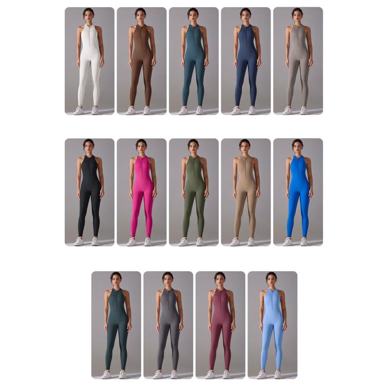 Long High-intensity Tight-fitting Backless Bodysuit/Yoga Wear, S, M, L, XL