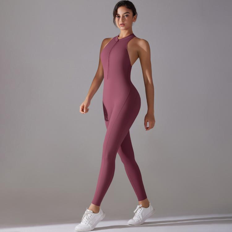 Long High-intensity Tight-fitting Backless Bodysuit/Yoga Wear, S, M, L, XL