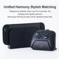 Controller dock stand with controller positioned in charging cradle