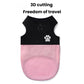 Color Block Dog Vest With Paw Print, Breathable Mesh Pet Harness Vest With Leash Attachment, XS, S, M, L, XL, 2XL