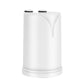 White faucet water purifier filter cartridge, cylindrical with two top openings