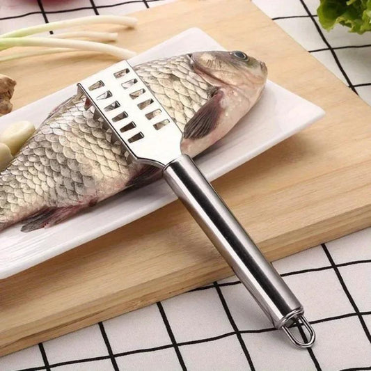 Stainless Steel Fish Scaler, LsCook Square