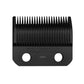 Black replacement clipper taper blade FX803B with two mounting holes