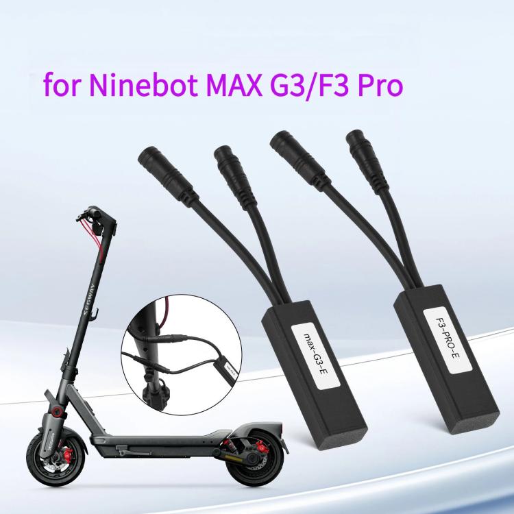Electric scooter speed controller modules with attached cable leads and model labels
