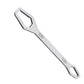 Adjustable double-ended wrench with serrated jaw ends, 8–24 mm range