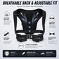 Men's waterproof crossbody bag, black back mesh panel with adjustable shoulder straps.