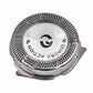 Philips shaver head blade, circular foil cutter with perforation holes
