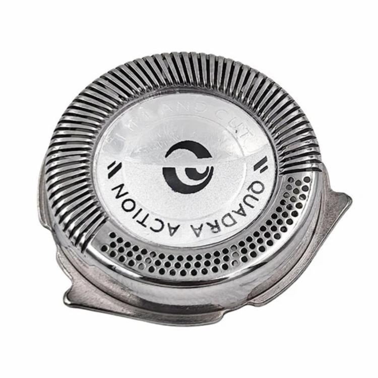 Philips shaver head blade, circular foil cutter with perforation holes