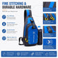 JUNLETU 1028 Outdoor Water Bottle Chest Pack Nylon Waterproof Travel Shoulder Bag