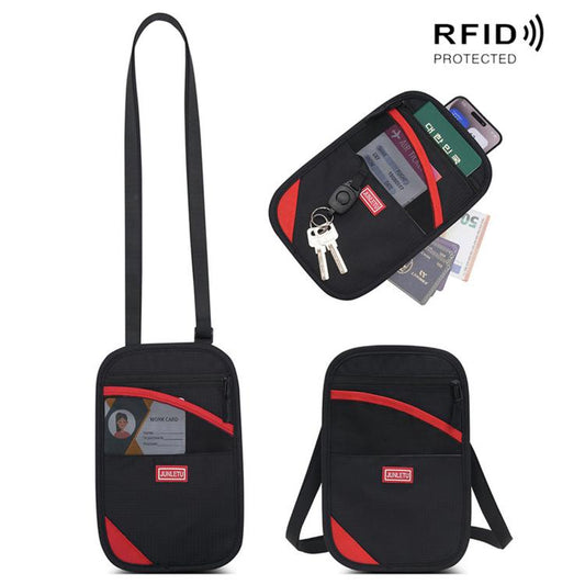 JUNLETU RFID Anti-Theft Card Holder Passport & ID Protector Ticket & Coin Pouch