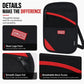JUNLETU RFID Anti-Theft Card Holder Passport & ID Protector Ticket & Coin Pouch