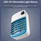 High-Power Electric Shock Mosquito Killer Lamp, LED Low-Noise Wall-Mounted Mosquito Repellent Light, US Plug