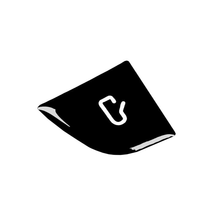 Black door switch sticker with white lock icon, angled view