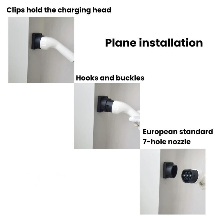Type 2 EU Standard EV Charging Head Holder, Charging Pile Connector Bracket, For Type 2 EU Standard