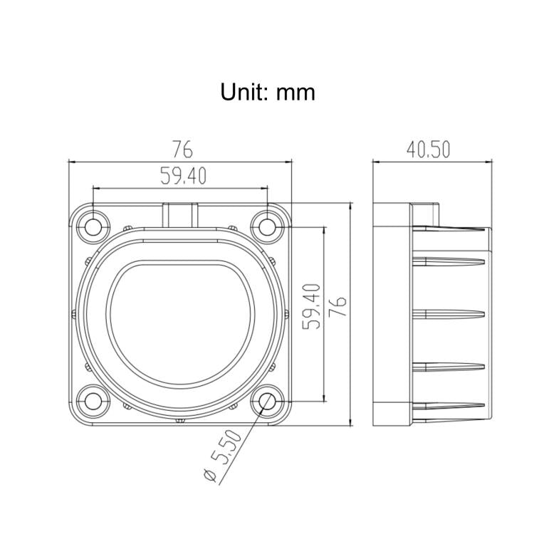 Type 2 EU Standard EV Charging Head Holder, Charging Pile Connector Bracket, For Type 2 EU Standard