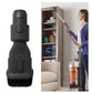 Vacuum crevice and dusting brush attachments, dark plastic