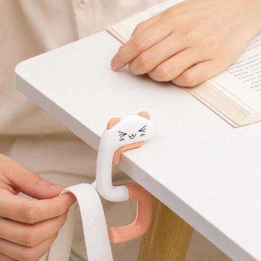 Portable Bag Hook For Table Foldable Purse Hanger For Desk Sturdy Metal Handbag Holder For School Office Cafe
