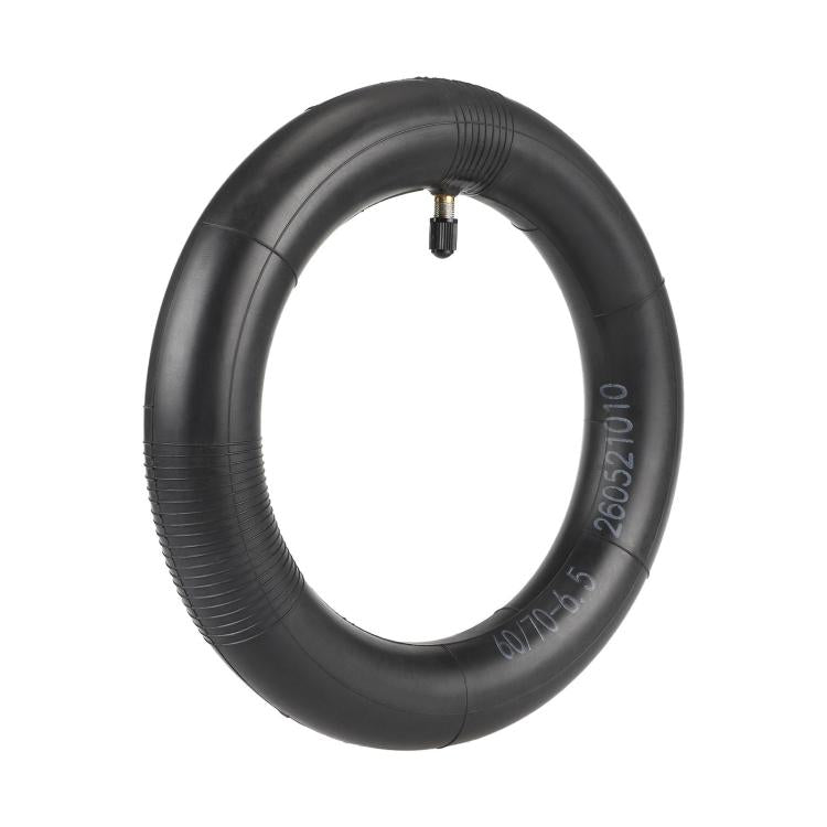 Black inner tube ring with straight valve stem, puncture-resistant style