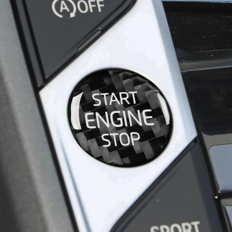 Engine Start Key Push Button Sticker For BMW G Chassis Models, Black, Red, German, Red Edge