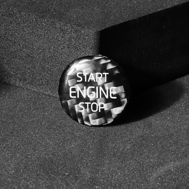 Engine Start Key Push Button Sticker For BMW G Chassis Models, Black, Red, German, Red Edge