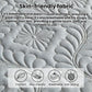 Thick waterproof fitted baby sheet with embossed dots, gray