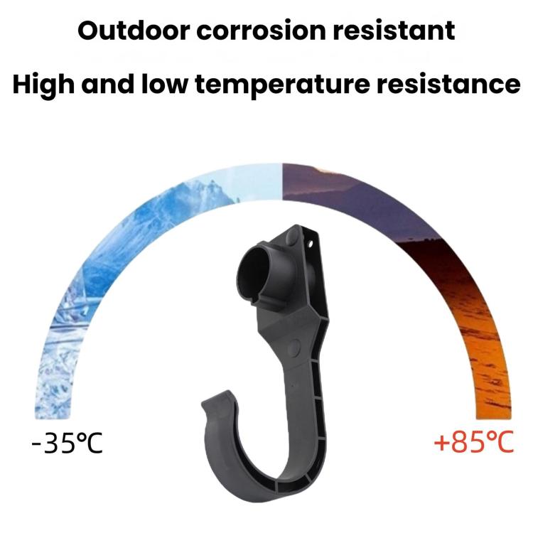 For J1772 US Standard Charging Head Holder, EV Charging Cable Bracket, For J1772 US Standard With Hook