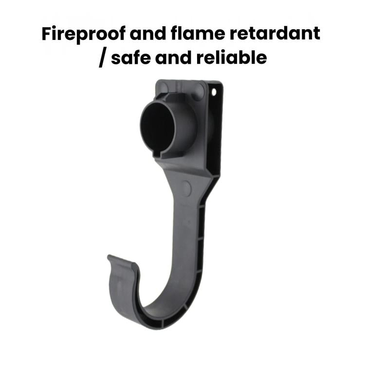 For J1772 US Standard Charging Head Holder, EV Charging Cable Bracket, For J1772 US Standard With Hook